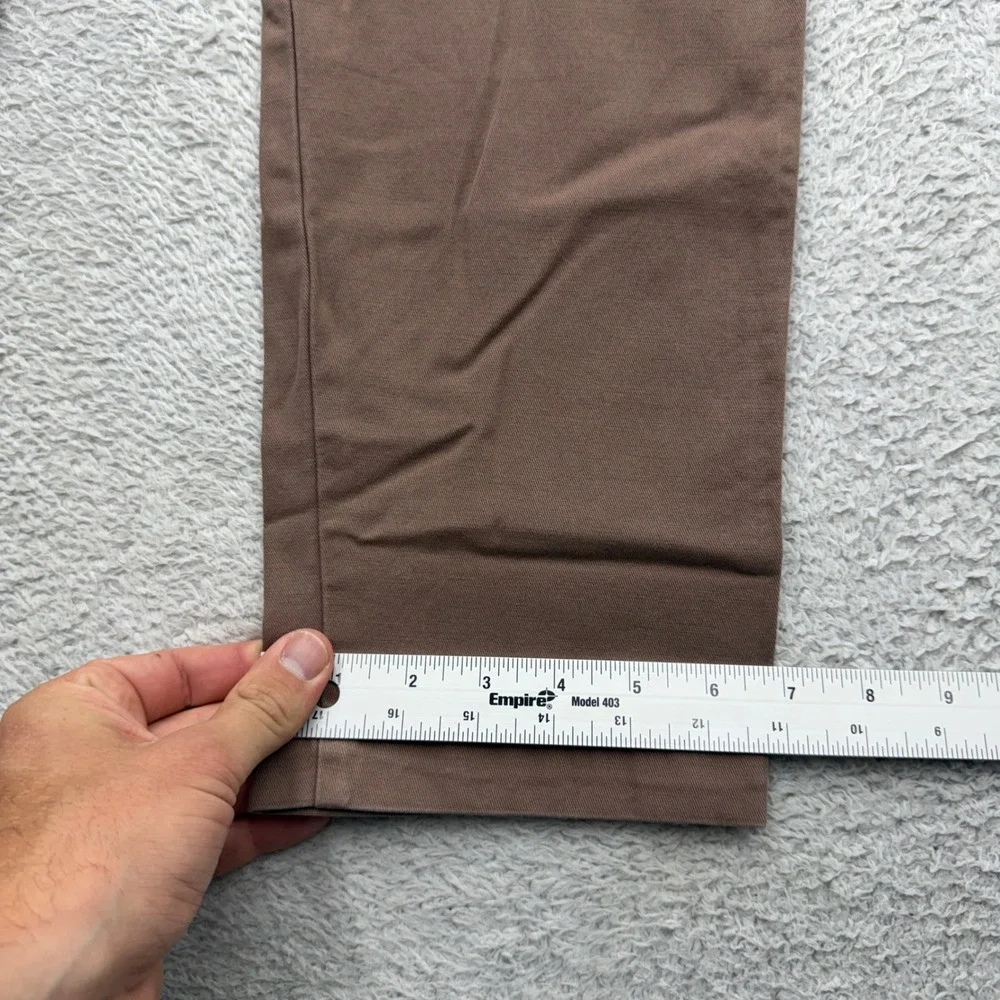 Levis XX Chino Slim Taper Mens 34x32 Brown Stretch Cotton Pants 4-Pocket Casual